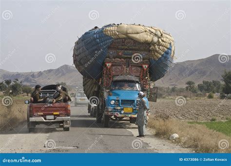 overloaded truck royalty  stock image image