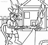 Fireman Coloring Pages Kids Cool2bkids Printable sketch template
