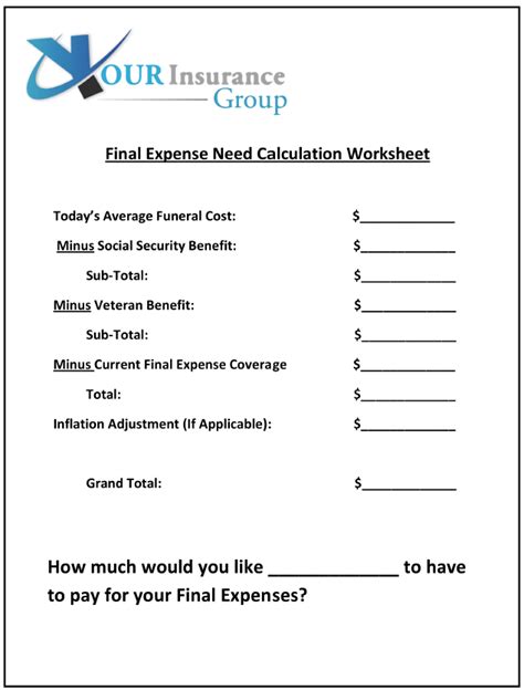social security calculation worksheet
