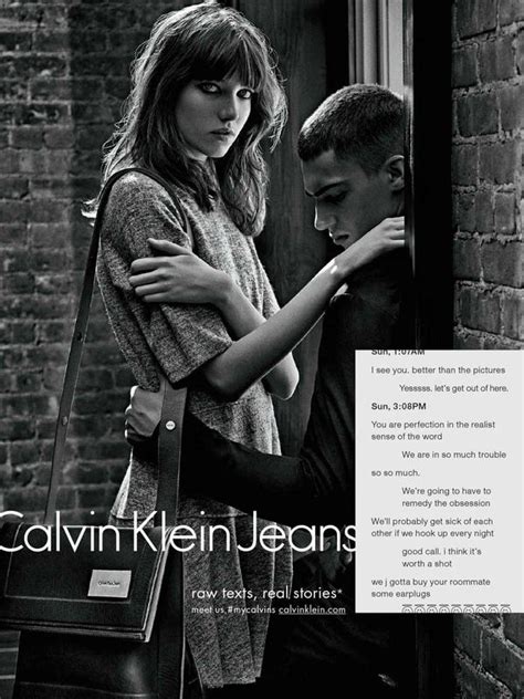 Calvin Klein S Newest Campaign On Sexting Business Insider