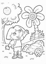 Dora Coloring Pages Kids Explorer Disney Dibujos Para Tinkerbell sketch template