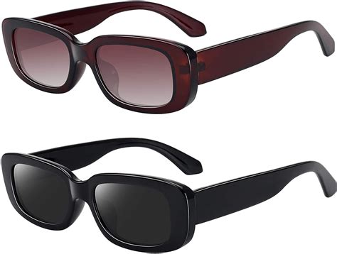 wowsun small retro rectangle sunglasses  women trendy sunglasses ebay