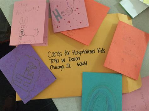 handmade cards  hospitalized kids  mission  cards