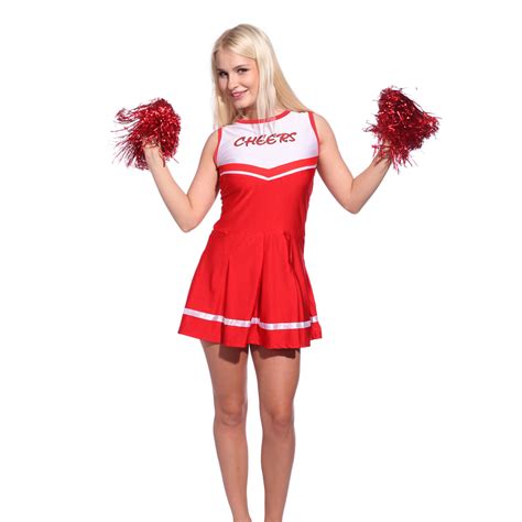 Sexy High School Glee Sports Cheerleading Costume Cheerleader Fancy