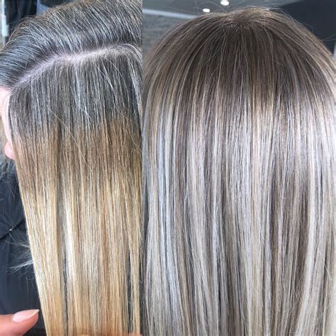 ideas  blending gray hair  highlights  lowlights