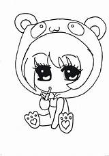 Panda Chibi Anime Cute Girl Coloring Pages Drawing Clipart Draw Outlined Cliparts Library Clip Sheets Deviantart Kid Getdrawings sketch template