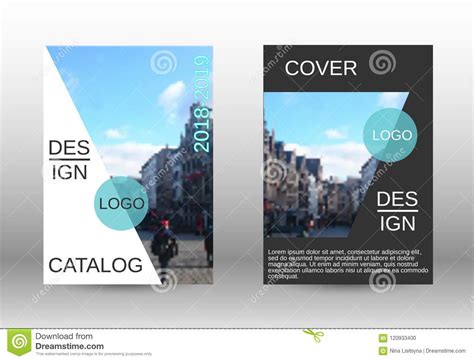 modern cover design stock vector illustration  magazine