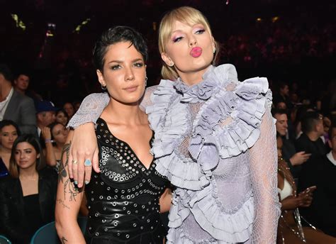 halsey singing mean by taylor swift video popsugar entertainment