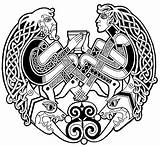 Coloring Norse Celtiques Celtes Celte Welsh Celtique Viking Mythology Gaelic Tatuagem Nórdica Mandalas Knots Mythological Useful Tooling Entrelacs Francois sketch template