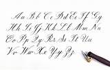 Copperplate Handwriting Caligrafia Lettering Caligraphy Tipuri Write Penmanship sketch template