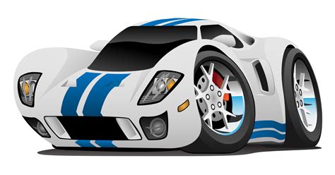 super car cartoon vector illustration  vector art  vecteezy