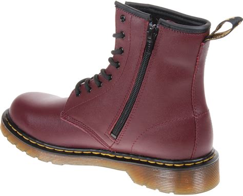 dr martens  youth delaney cherry softly  boys boots humphries shoes