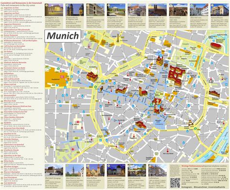 munich tourist attractions map ontheworldmapcom