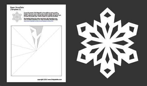paper snowflake templates  printable templates coloring pages