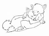Cuddling Wolves Drawing Lineart Wolf Deviantart Getdrawings Drawings Easy Wallpaper sketch template
