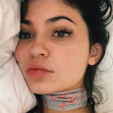 kylie jenner without makeup makeup free selfies beauty crew