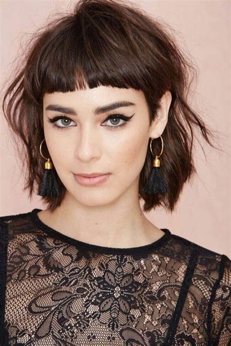 40 best hairstyles with bangs to plunge the fashion trend hairdo