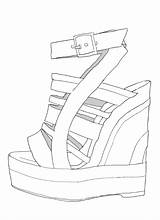 Talon Chaussure Sandale Heel Danieguto sketch template