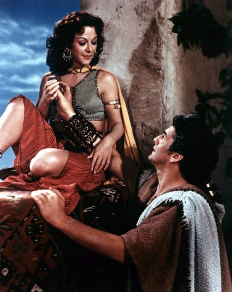 hedy lamarr and victor mature in samson and delilah old hollywood