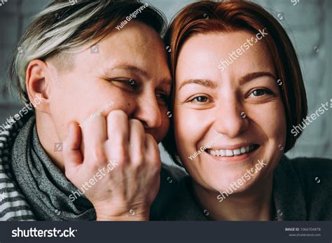 Beautiful Lesbian Couple Lgbt Same Sex Foto Stok 1066704878 Shutterstock