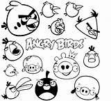 Angry Birds Coloring Pages Coloriage Cartoons Printable Kb Kids Imprimer Drawing Dessiner Ligne Wars Star sketch template