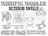 Scissor Skills sketch template