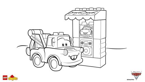 lego car coloring page  file