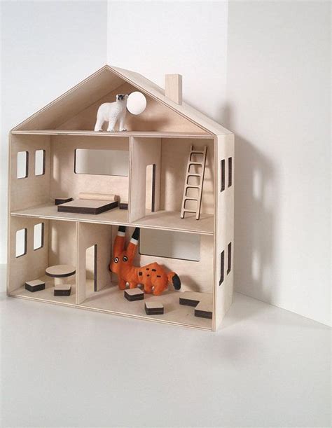 maison de poupee en bois unisexe avec mobilier edition maison de poupee en bois decoration