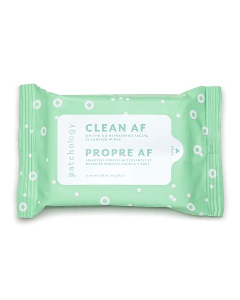 patchology clean af facial cleansing wipes  count neiman marcus