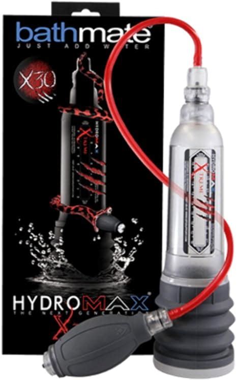 bathmate hydromax x30 xtreme male enhancement penis pump clear amazon