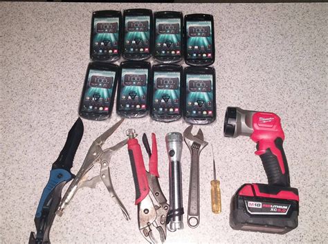 suspected burglar arrested stolen phones burglary tools