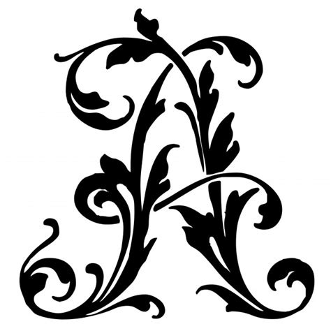 leaf letter  silhouette  stock photo public domain pictures
