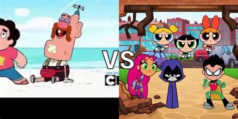 Uncle Grandpa And Steven Universe Vs Ttg And Ppg By