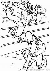 Coloring Wrestling Pages Wwe Sumo Wrestlers Printable Color Kids Print Characters Getcolorings Getdrawings Super sketch template