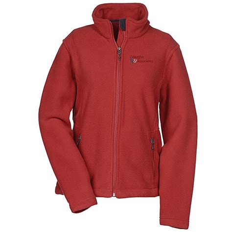 imprintcom crossland fleece jacket ladies