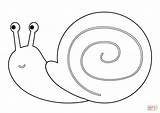 Caracol Snail sketch template