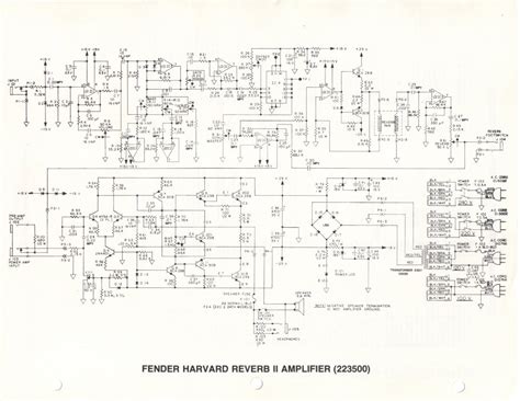 fender  circuit schematic diagram