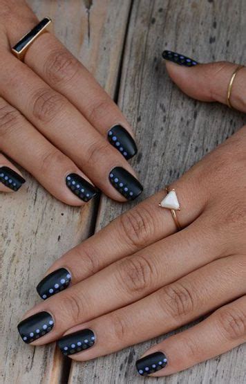 trendy nails gel grey polka dots dots nails simple nails easy