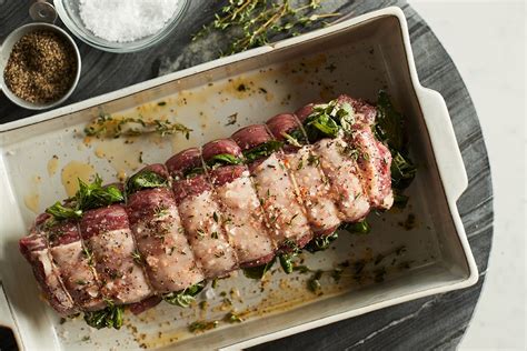 lamb loin roast  garlic basil recipe zupans markets