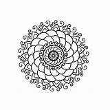 Mandala Coloring Pixabay sketch template