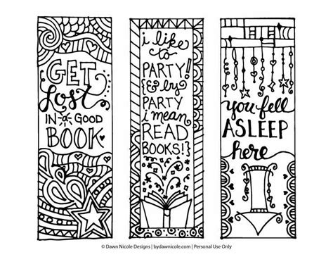 pin  neha  colouring pages  printable bookmarks coloring