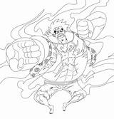 Luffy Colorir Desenhos Lineart Desenhar Monkeys Màu sketch template