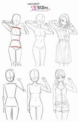 Cuerpo Anatomia Bocetos Cuerpos Feminino Proporciones Aprender sketch template