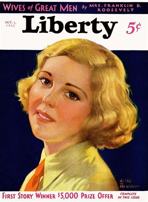 Leslie Thrasher Oct 1 1932 Liberty Magazine Magazine Art Magazine
