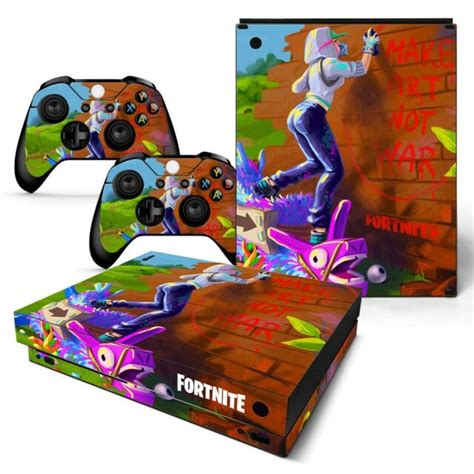 Xbox One X Console Fortnite Skins Decals Rare Collectibles Premium