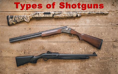 types  shotguns  easy  follow guide