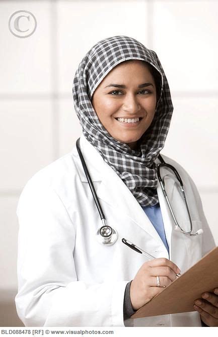 a doctor wearing a hijab