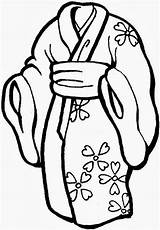 Kimono Coloring Printable Pages Oriental Color 68kb 720px Getdrawings Getcolorings sketch template