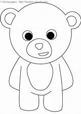Coloring Bear Teddy Pages Baby Print Template Bears Kids Care Printable Templates Timeless Miracle Popular sketch template