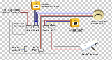 smoke detector wiring diagram electrical wires cable fire alarm system sensor png clipart